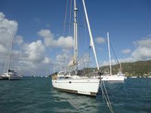 Feeling 446 : At anchor in Martinique